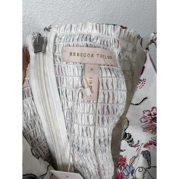 Rebecca Taylor Esmee Fleur Tank Dress Size 6 Rosebud Combo New $495 - Picture 4 of 6